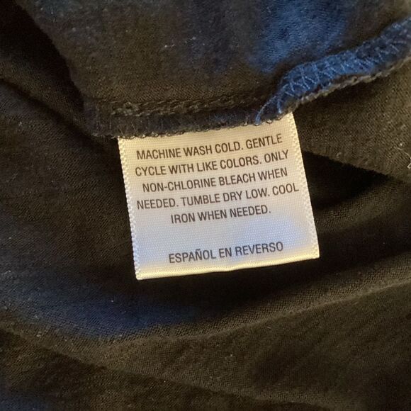 NWOT. Style & Co. (a Macy’s brand) Women’s L /S Black Layered Top - Picture 7 of 10